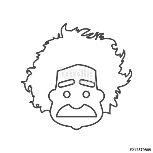 500x500 Einsten, Professor, Scientist Logo Stock Image And Royalty