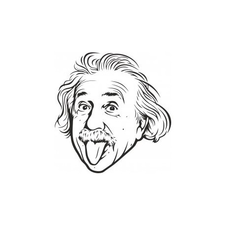 458x458 Albert Einstein Vector Free Vector