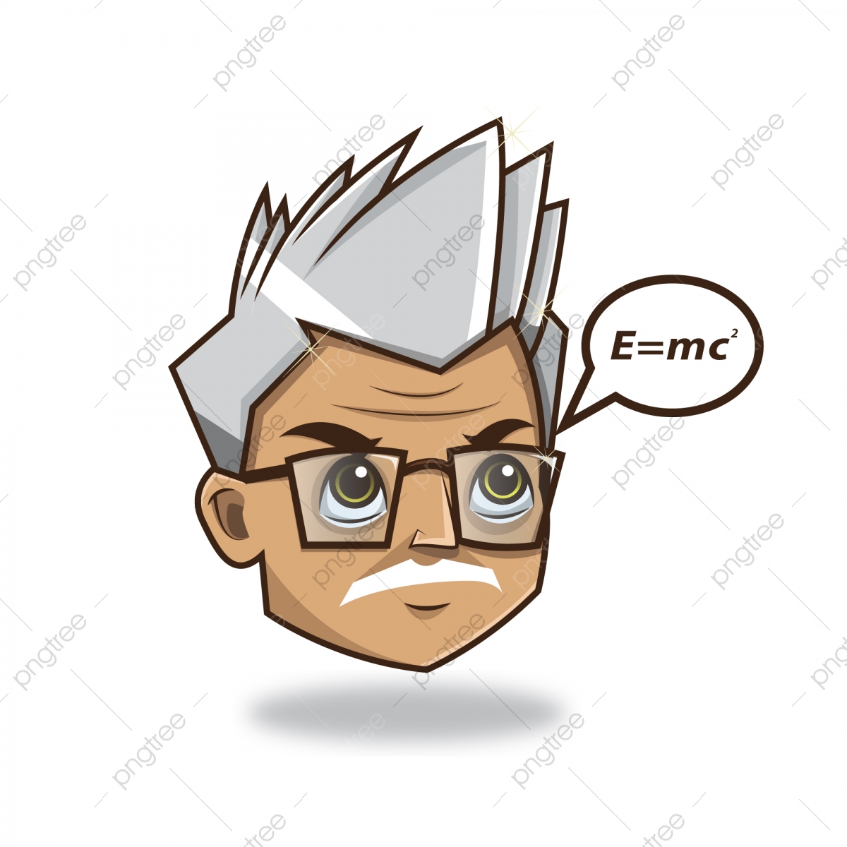 1200x1200 Albert Einstein Vector Logo, Albert Einstein, Cartoon Png