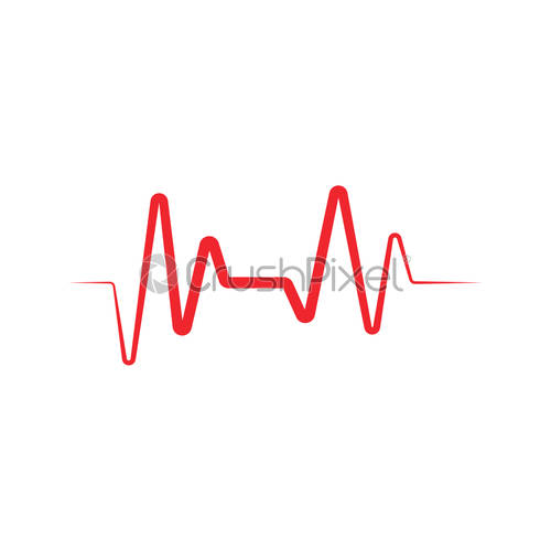 Heart Beat Ekg Graphic Design Template Vector Illustration 500x500 Heart Beat Ekg Graphic Design Template Vector Illustration