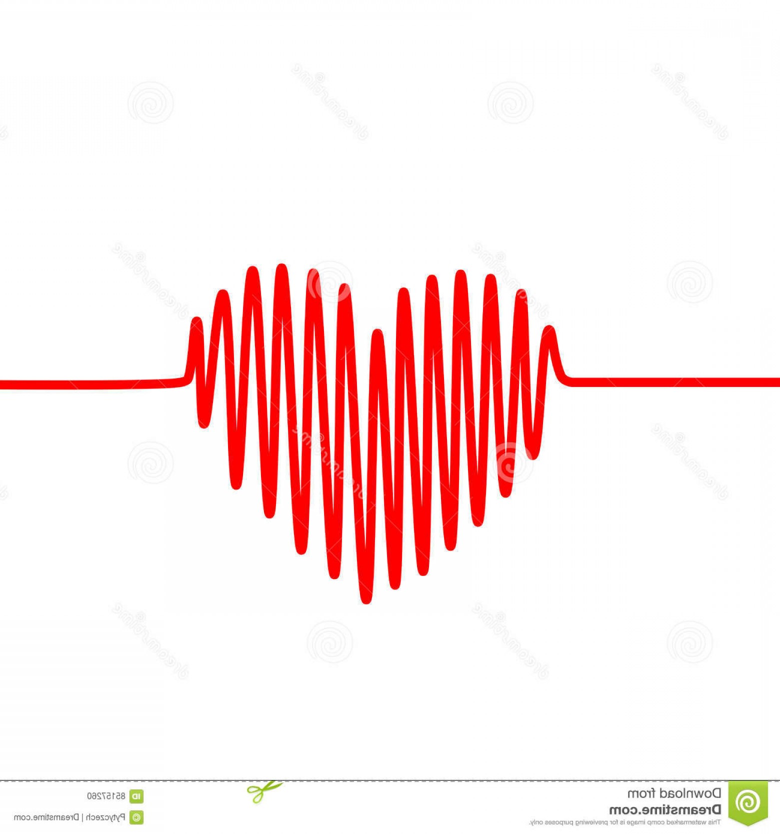 Stock Illustration Red Heartbeat Line Shape Heart White Background 1560x1668 Stock Illustration Red Heartbeat Line Shape Heart White Background