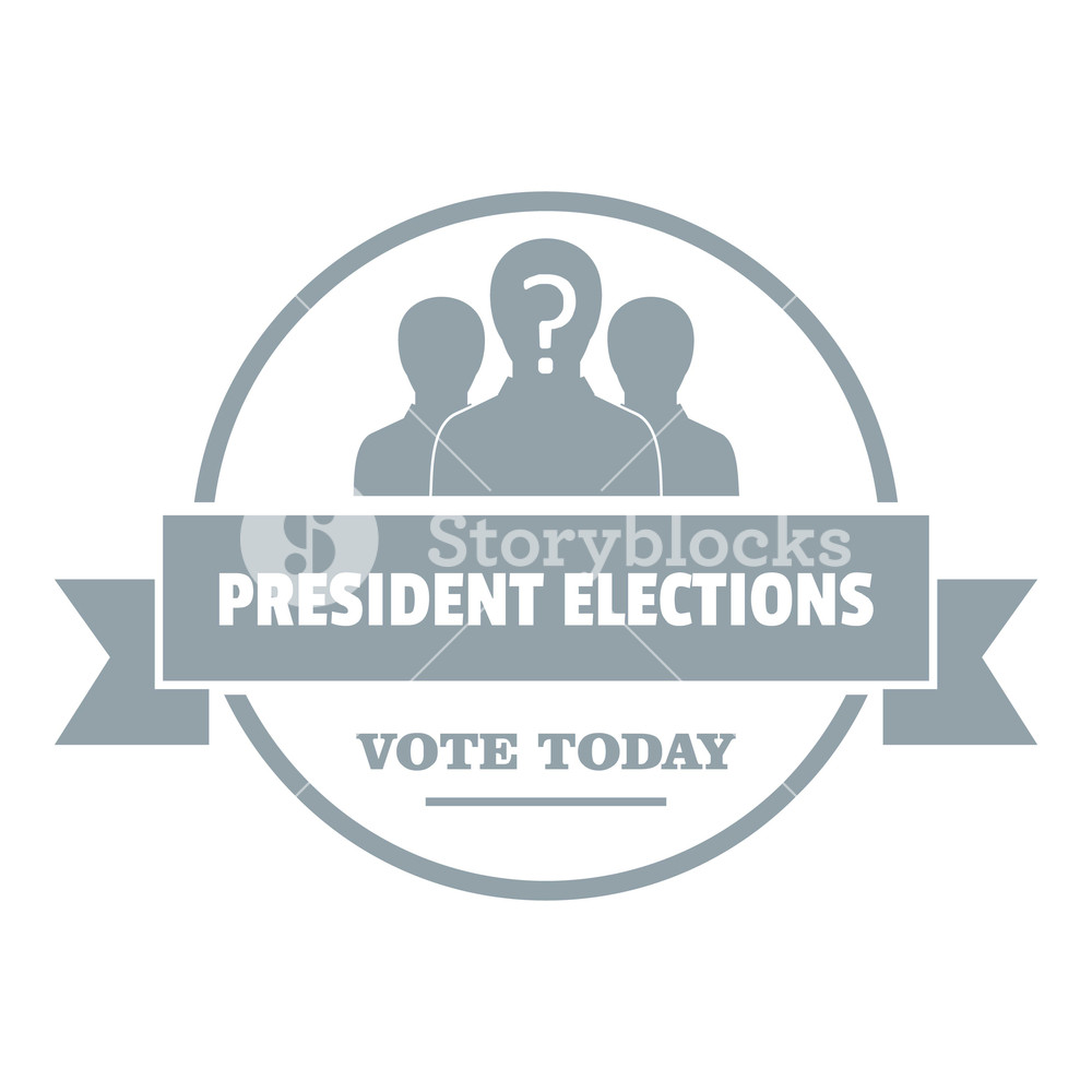1000x1000 President Election Logo Simple Illustration Of President Election