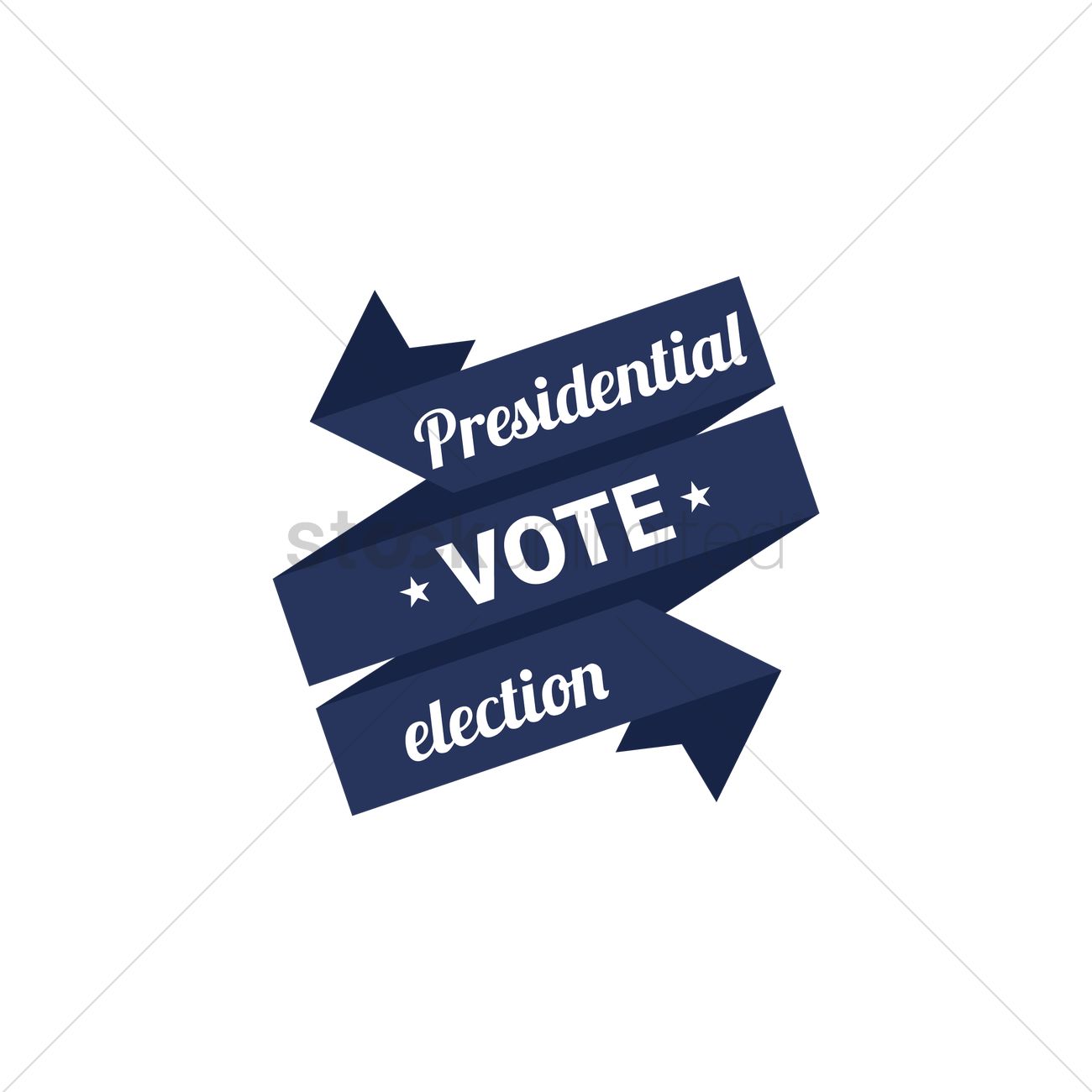 1300x1300 Presidential Vote Election Vector Image