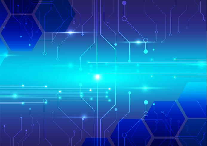 Abstract Digital Technology With Blue Background Vector Design 693x490 Abstract Digital Technology With Blue Background Vector Design
