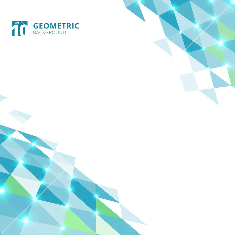 Abstract Blue Triangles Geometric Perspective On White Background 1000x1000 Abstract Blue Triangles Geometric Perspective On White Background