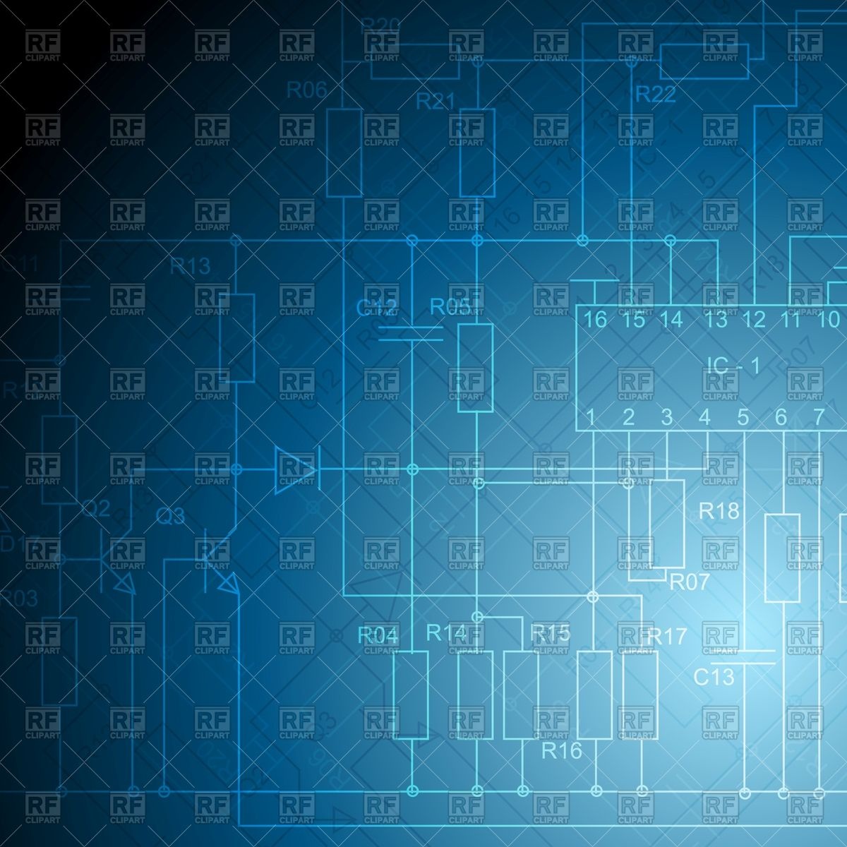 Abstract Electrical Scheme Background Vector Image Of Backgrounds 1200x1200 Abstract Electrical Scheme Background Vector Image Of Backgrounds