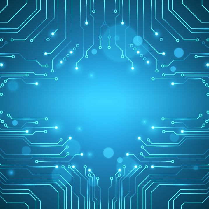 Circuit Board Vector Background 716x716 Circuit Board Vector Background