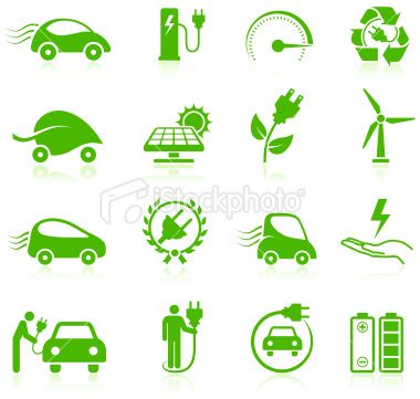 380x361 Electric Car Environmental Icons Collection Icons Car Logo