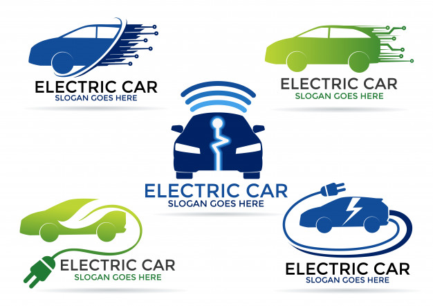 626x442 Electric Car Logo Set Vector Premium Download