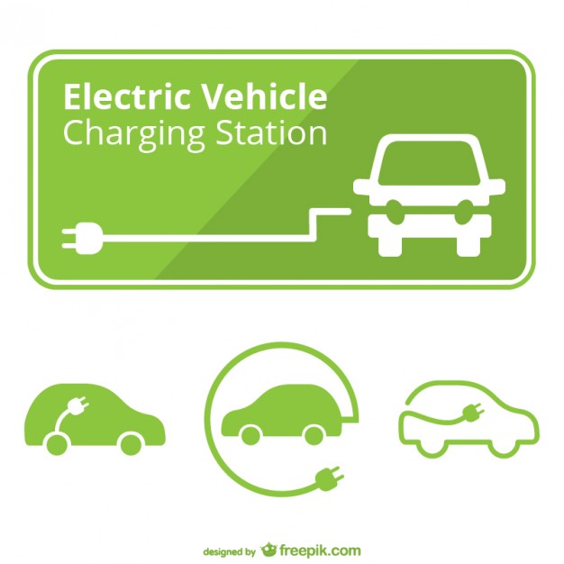 626x626 Electric Car Charging Station Vector Vector Free Vector Download