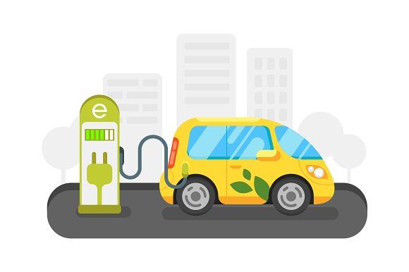 580x386 Prop In Car Vector, Electric Cars, Car