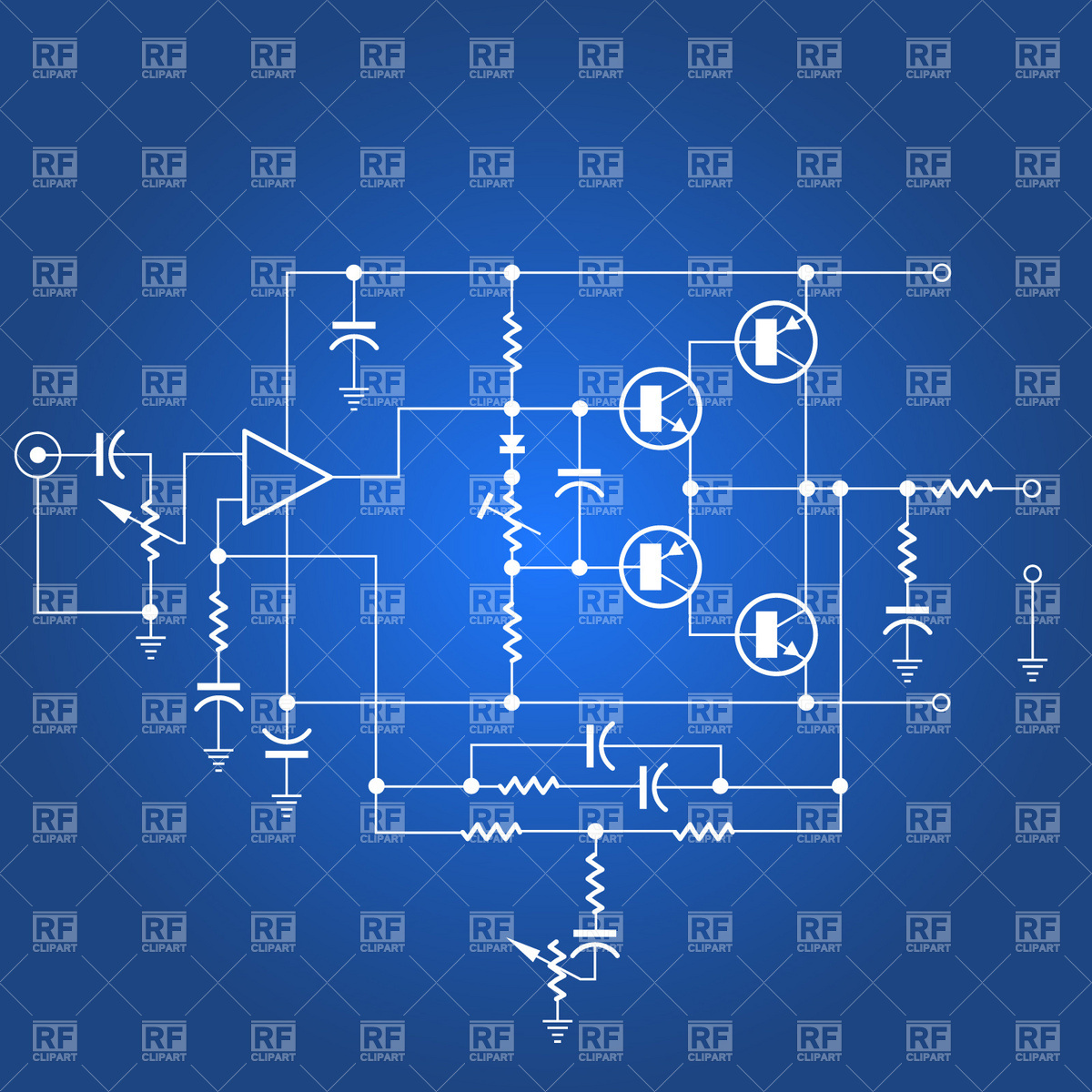 Electric Circuit Vector Image Of Backgrounds, Textures, Abstract 1200x1200 Electric Circuit Vector Image Of Backgrounds, Textures, Abstract