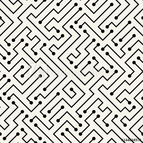Abstract Geometric Electric Circuit Cyberpunk Pattern Background 500x500 Abstract Geometric Electric Circuit Cyberpunk Pattern Background