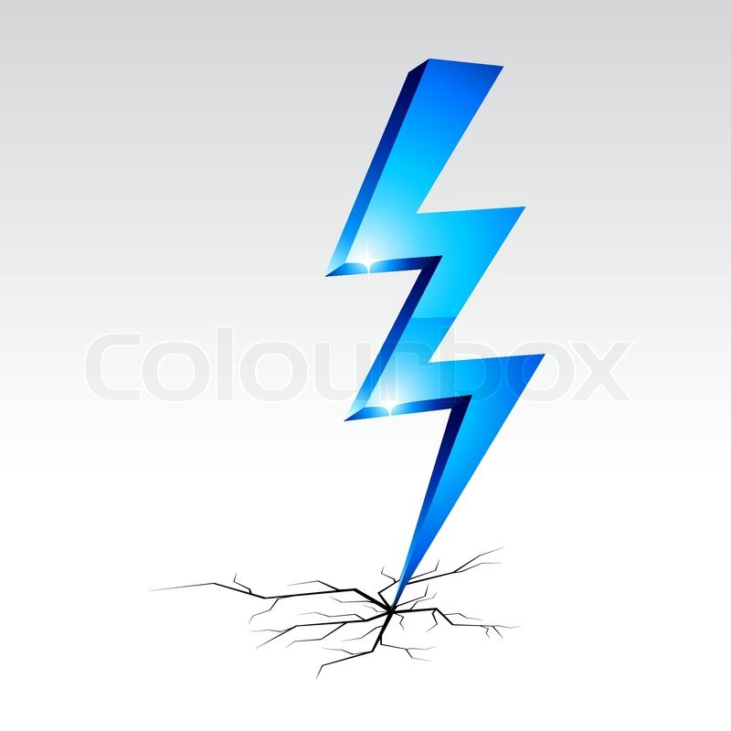 800x800 Electricity Warning Symbol Vector Stock Vector Colourbox