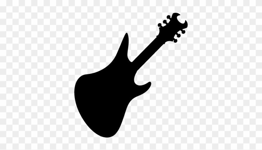 840x481 Bass Guitar Black Silhouette Vector