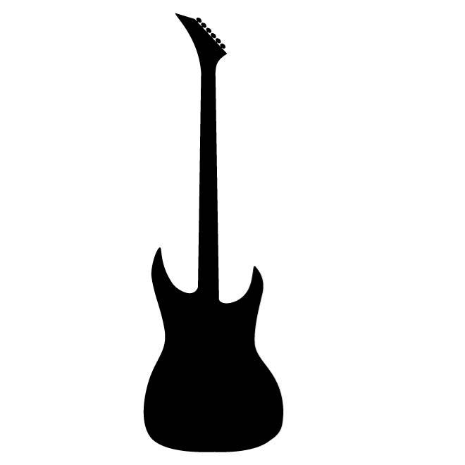 Download Electric Guitar Silhouette Vector Free at Vectorified.com ...