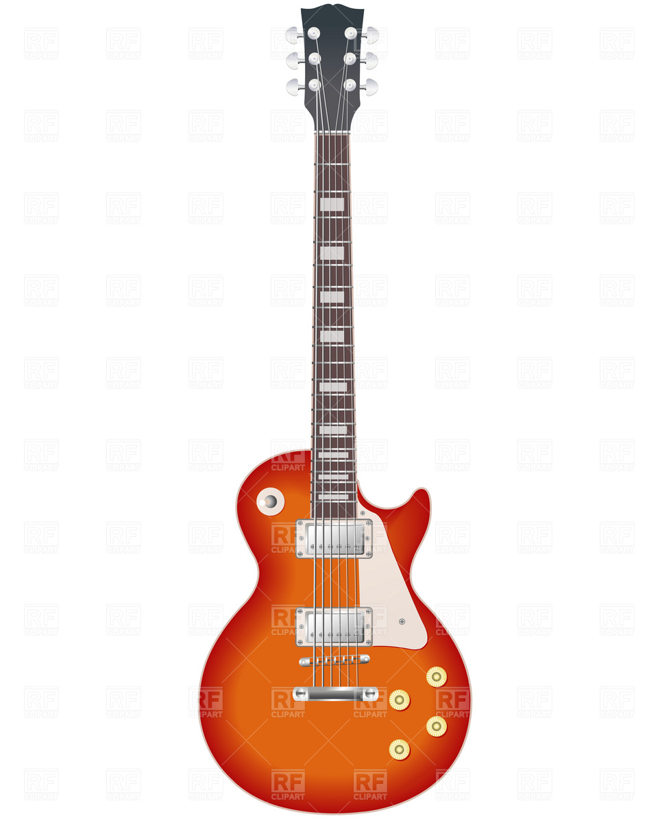 960x1200 Retro Electric Guitar Vector Image Of Objects Gomixer