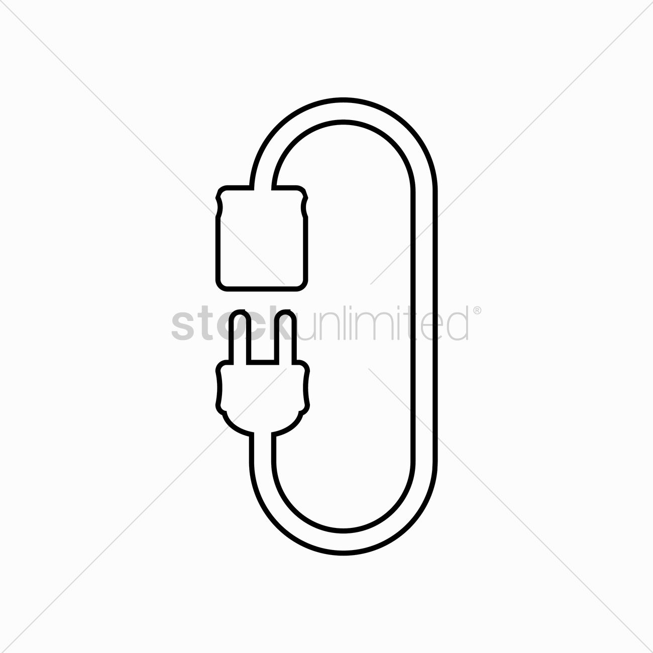 1300x1300 Electrical Plug Vector Image