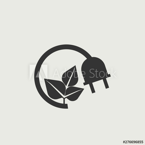 500x500 Electric Plug Vector Icon Illustration Sign