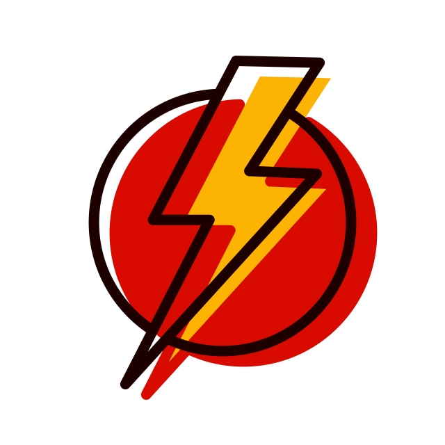 640x640 Electric Shock Icon Design, Electricity, Electric Shock, Lightning