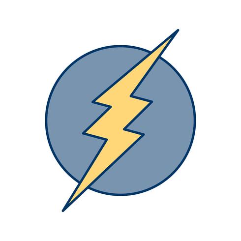 490x490 Electric Shock Vector Icon