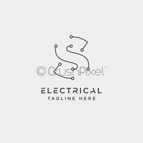 500x500 Connect Or Electrical Logo Design Vector Icon Element Isolated