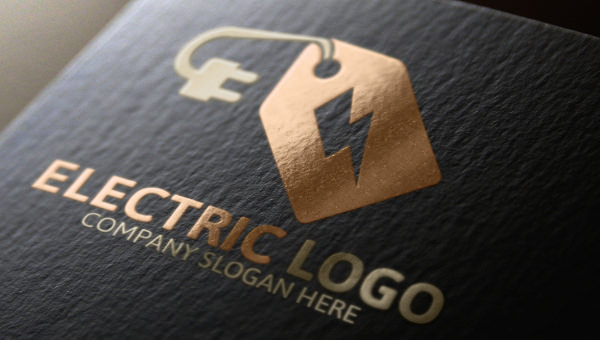 600x340 Electrical Logo Templates