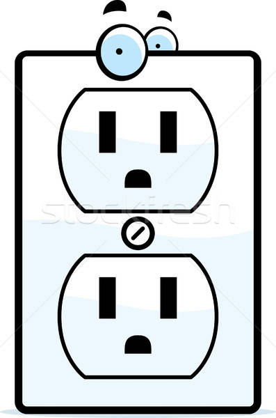 397x600 Cartoon Electrical Outlet Vector Illustration Cory Thoman