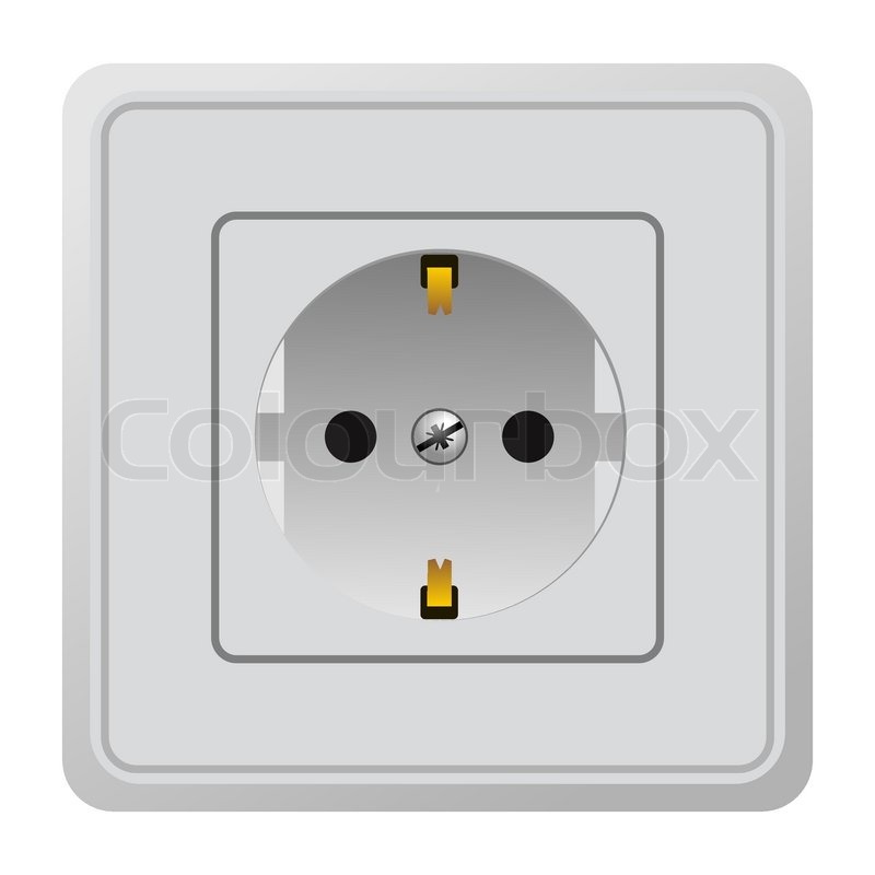 800x800 Realistic Illustration Power Outlet