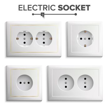 350x350 You Searched For Realistic Illustration Power Outlet Vector