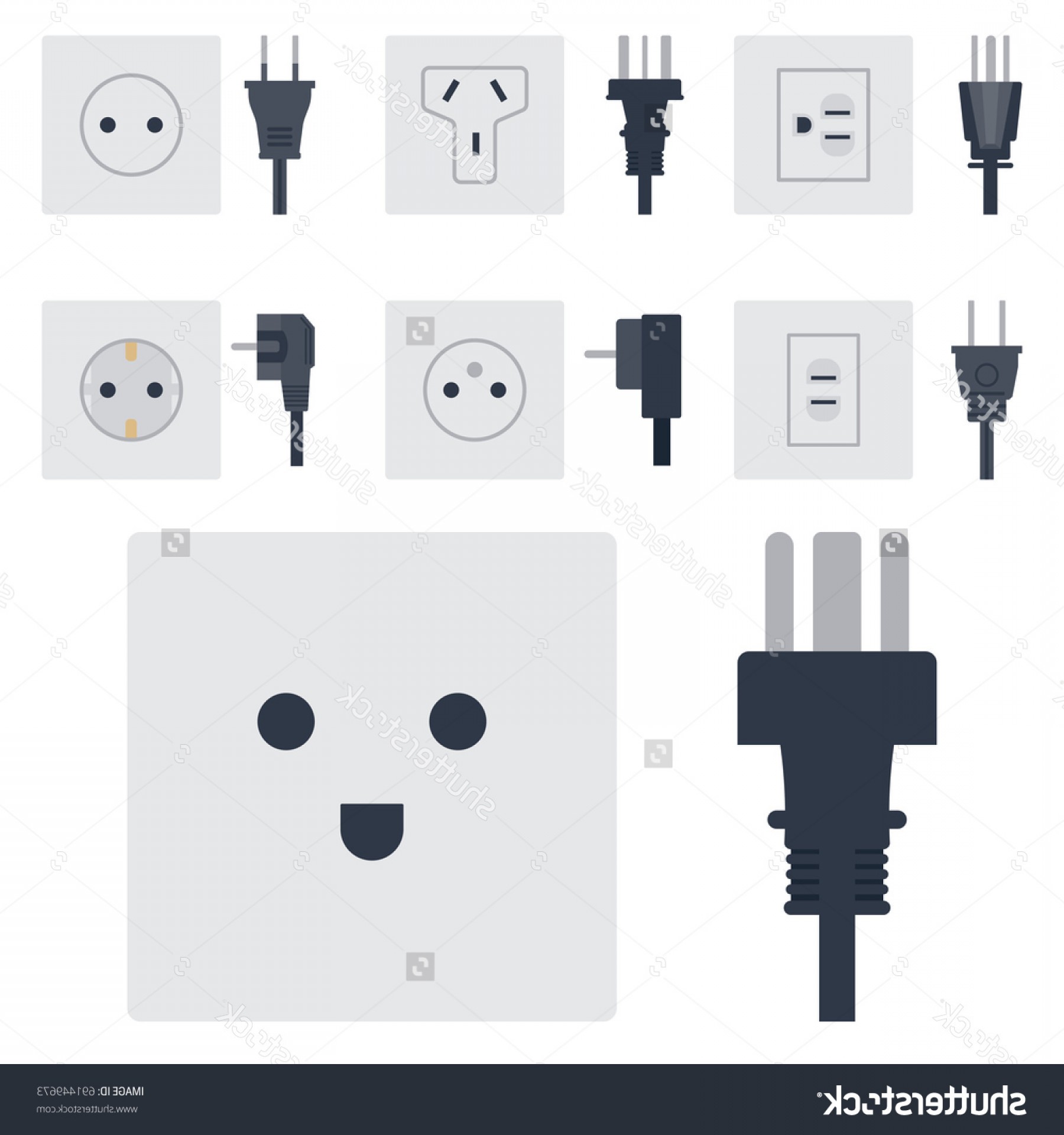 1800x1920 Electric Outlet Vector Illustration Energy Socket Soidergi