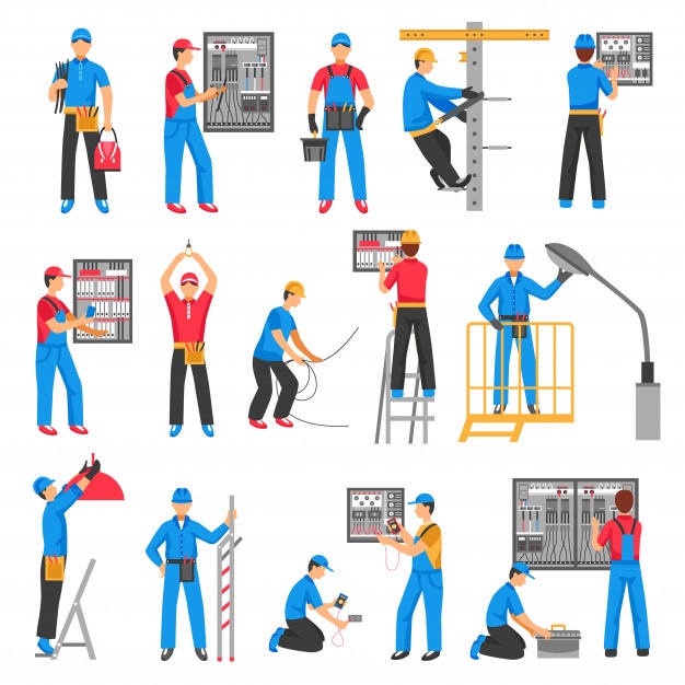 626x626 Electrician Vectors, Photos And Free Download