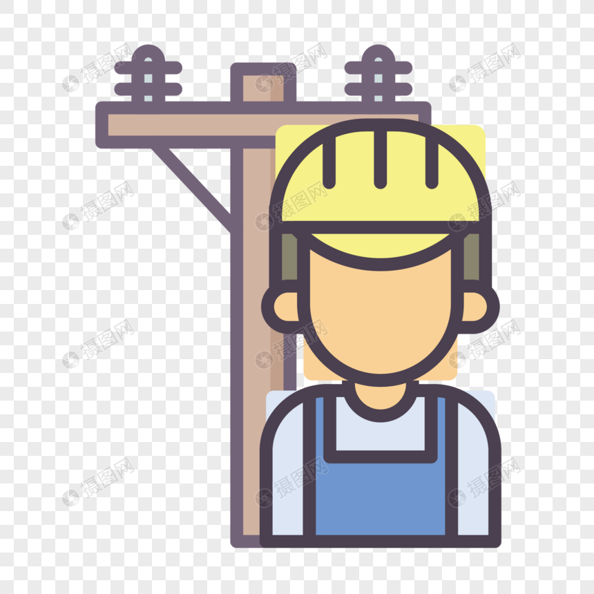 860x860 Electrician Vector Png Image Picture Free Download