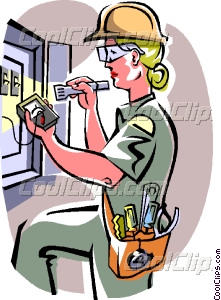 221x300 Electrician Vector Clip Art