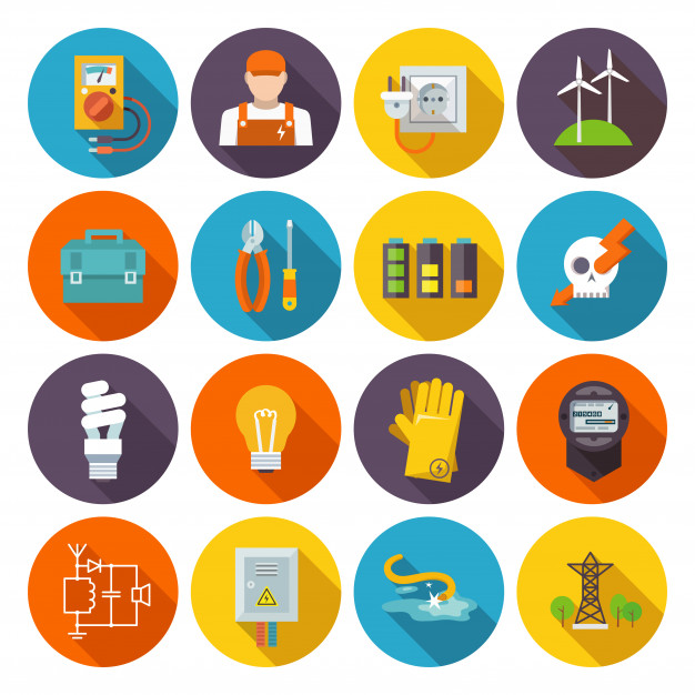 626x626 Electricity Icon Flat Vector Free Download