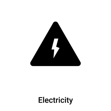 450x450 Electricity Icon Vector Isolated On White Background, Concept