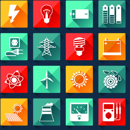 454x454 Electricity Icons Creative Vector Free Vector In Encapsulated