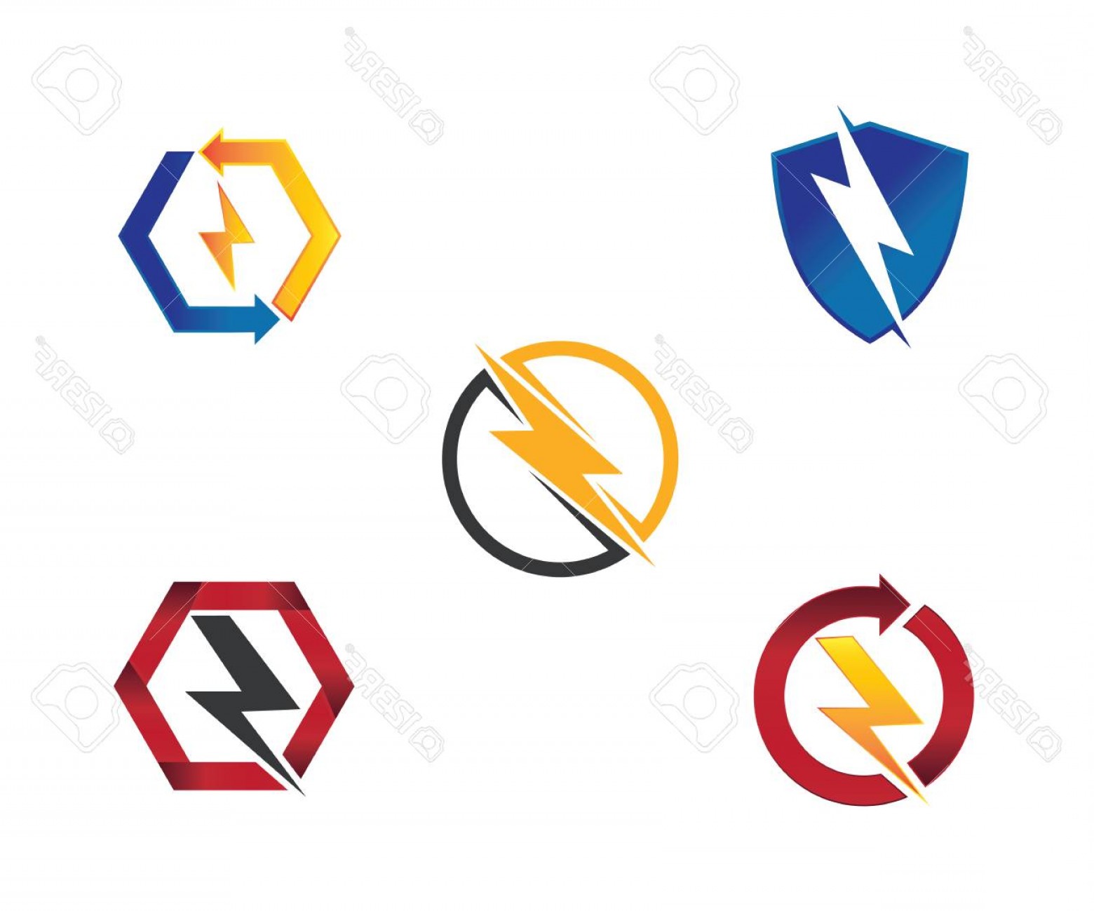 1560x1299 Photostock Vector Power Energy Spark Electricity Vector Logo