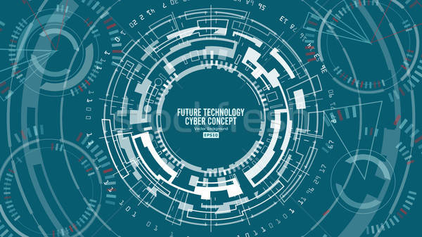 Electronic Background Vector