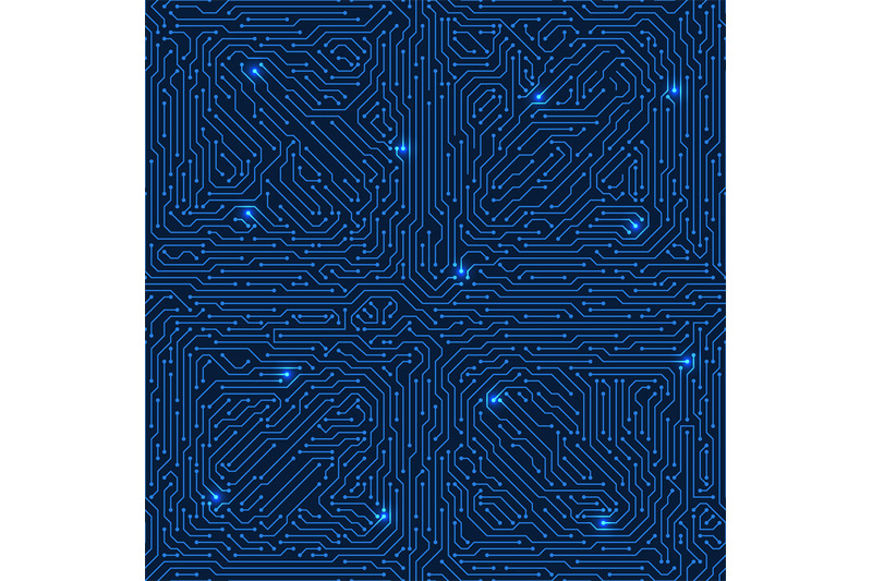 800x533 Circuit Board Vector Seamless Texture Sci Fi Electronic