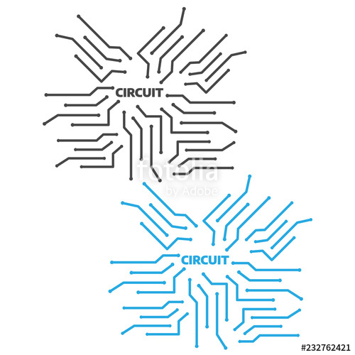 Computer Circuit Motherboard Electronic Circuit Vector Background 500x500 Computer Circuit Motherboard Electronic Circuit Vector Background
