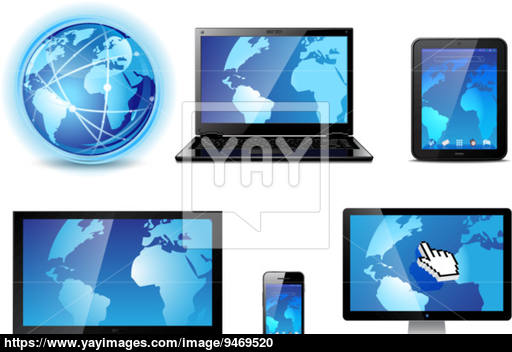 512x352 Electronic Devices Vector