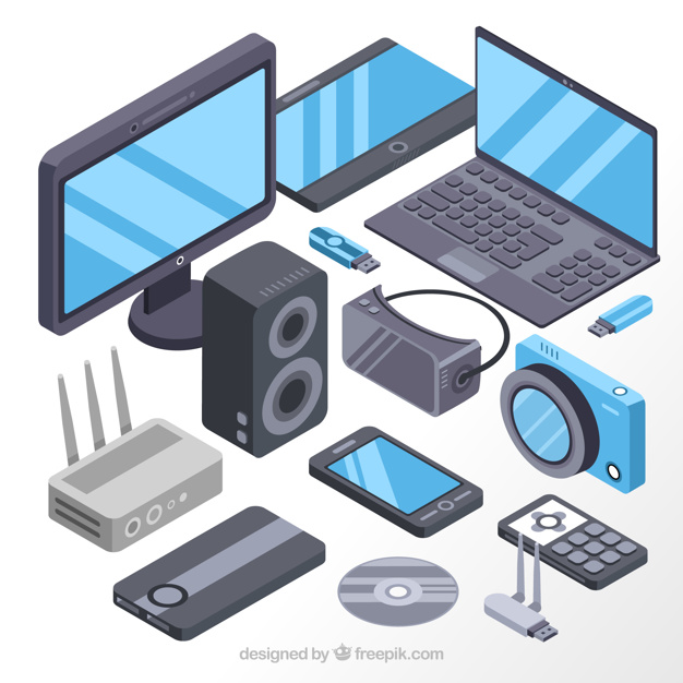 626x626 Screens And Isometric Electronic Devices Vector Free Download