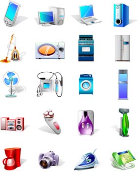 Electronic Icon Set Vector Clip Arts, Free Clipart 283x350 Electronic Icon Set Vector Clip Arts, Free Clipart