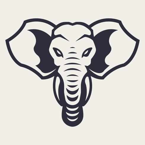 490x490 Elephant Mascot Vector Icon