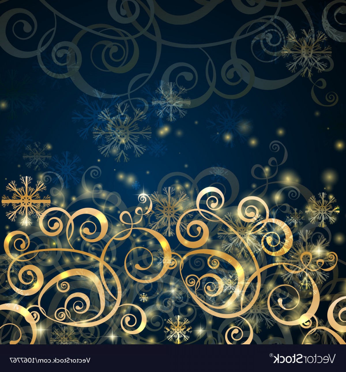 1200x1290 Elegant Christmas Dark Blue With Gold Background Vector Handandbeak