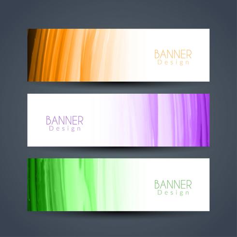 Abstract Elegant Banners Set 490x490 Abstract Elegant Banners Set