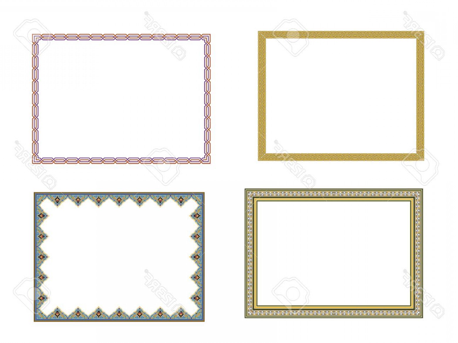 1560x1170 Photostock Vector Square Elegant Frame Vector Illustration