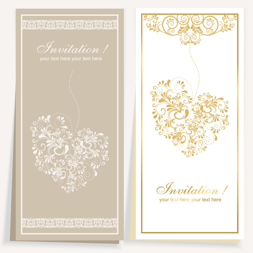 993x993 Elegant Invitation Card For Wedding Vector Free Download