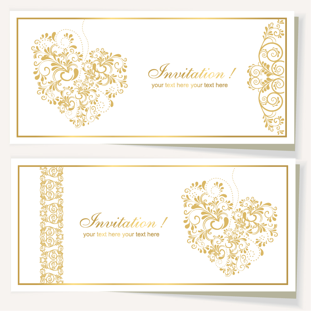 993x993 Elegant Invitation Card For Wedding Vector Free Download